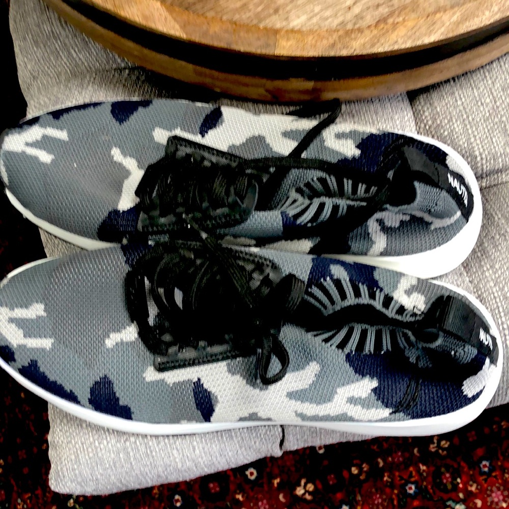 Nautica camo slip-on sneakers
